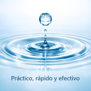 Representación visual de una gota pura simbolizando la absorción rápida del factor de transferencia sublingual.