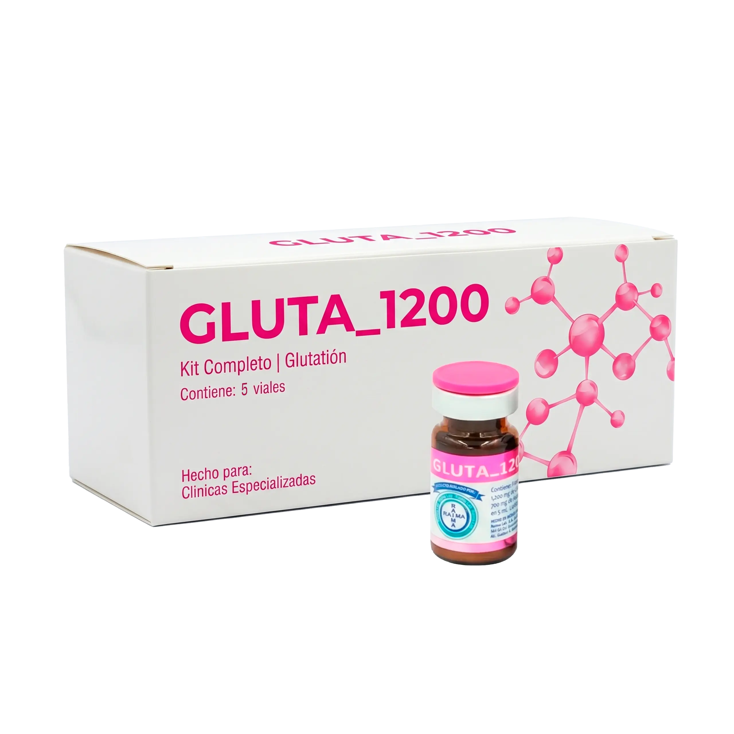 Glutation 1200 con Vitamina C - Paquete 5