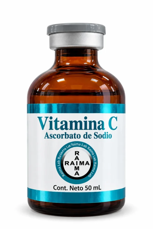 Vitamina C Ascorbato de sodio 25 g / 50 mL